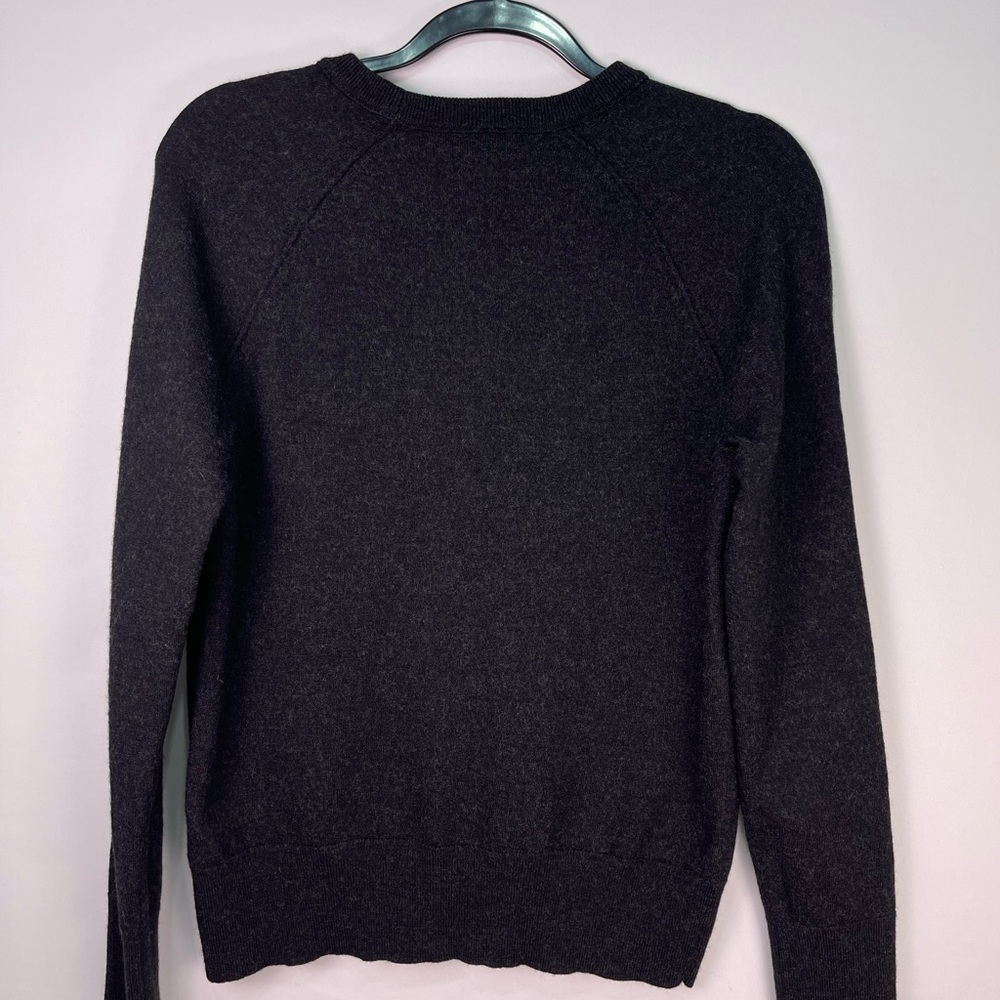 Banana Republic Men's Dark Gray Merino Wool Crewneck Sweater - Picture 4 of 10